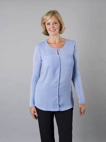 Betty Barclay Woven-Front Blouse